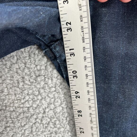 Men's 32X32 Levi's 511 Slim Fit Straight Leg Dark Wash Blue Denim Jeans - Picture 6 of 16